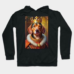 Sausage Dog Pet Portrait Art Hoodie